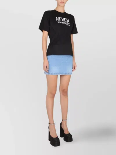 Versace Graphic Print Corset T-shirt With Short Sleeves