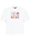 Versace Graphic-print Crewneck T-shirt In White