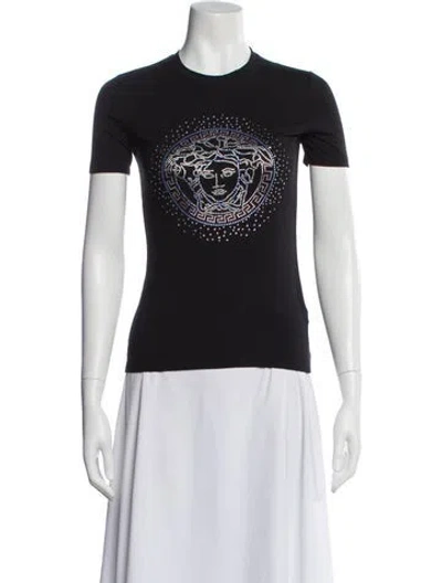 Pre-owned Versace Graphic Print Crew Neck T-shirt W/ Tags In Multi