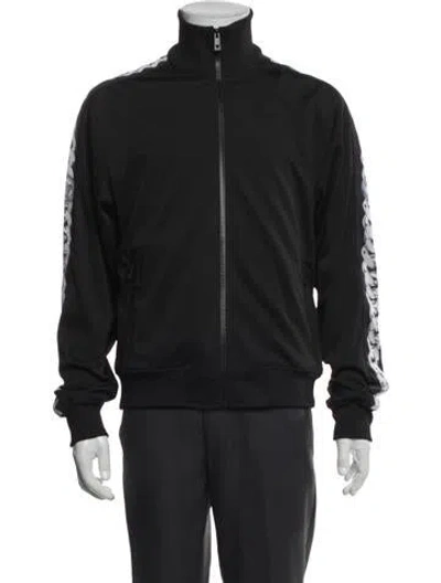 Pre-owned Versace Graphic Print Jacket In Black
