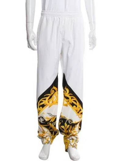 Pre-owned Versace Graphic Print Joggers In Multi