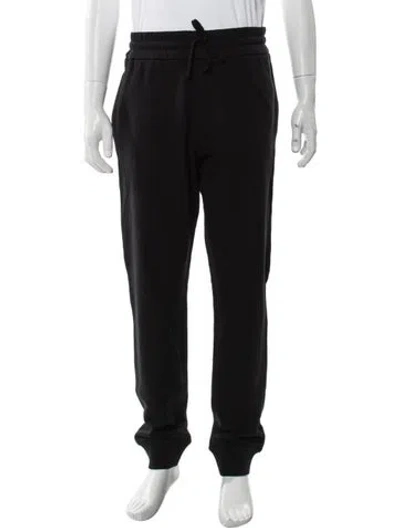 Pre-owned Versace Graphic Print Joggers W/ Tags In Black