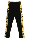 Versace Graphic-print Leggings In Black