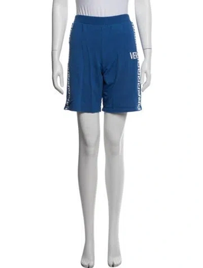 Pre-owned Versace Graphic Print Lounge Set In Blue