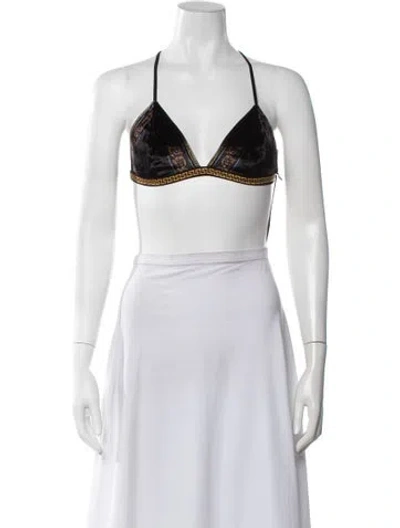 Pre-owned Versace Graphic Print Lounge Set W/ Tags In Black