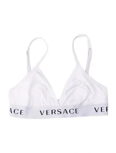 Pre-owned Versace Graphic Print Pajamas In White
