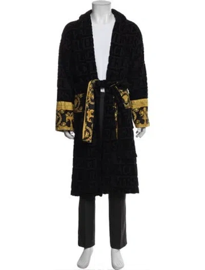Pre-owned Versace Graphic Print Robe In Multi
