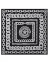 Versace Graphic-print Scarf In Black