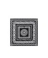 Versace Graphic-print Scarf In Black