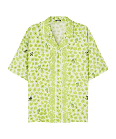 Versace "garden De Fraise" Shirt In Multicolor