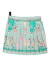 Versace Graphic-print Skirt In Multi