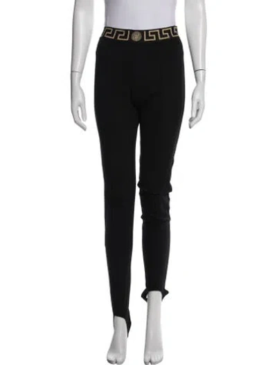 Pre-owned Versace Graphic Print Sweatpants W/ Tags In Black/gold