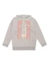 Versace Graphic Print Sweatshirt In Grey