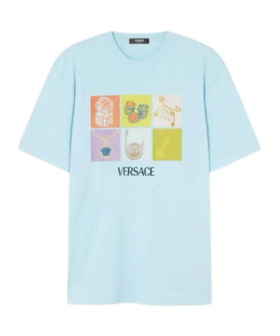 VERSACE VERSACE GRAPHIC-PRINTED CREWNECK T-SHIRT