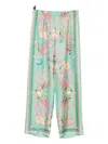 Versace Graphic-print Trousers In Multi