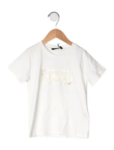 Pre-owned Versace Babies' Graphic Print T-shirt In Neutrals