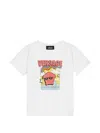 Versace Graphic T-shirt In White