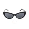 Versace Gray Cat Eye Ladies Sunglasses Ve4388 Gb1/87 54 In Grey