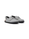 Versace Medusa Head-motif Touch-strap Sandals In Grey