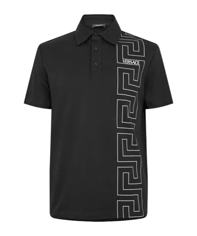 Versace Grec Tp Polo Sn00 In Black