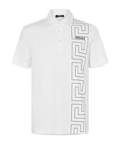 Versace Grec Tp Polo Sn00 In White