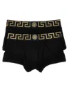 Versace Two-pack Black Greca Border Boxer Briefs