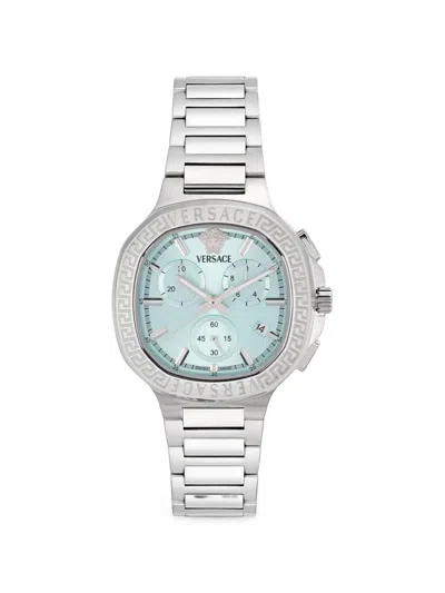 Versace Greca 40mm Watch In Green