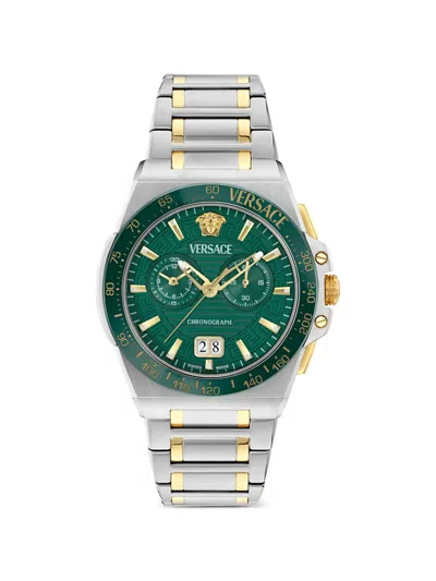 Versace Greca 43mm Watch In Multi