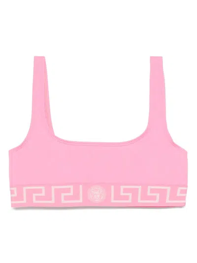 VERSACE GRECA BIKINI TOP - WOMEN'S - POLYAMIDE/ELASTANE