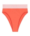 Versace Greca Border Bikini Briefs In Orange