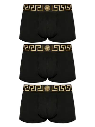 VERSACE GRECA BORDER BOXERS (PACK OF THREE)