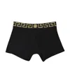 Versace Navy Medusa Boxer Briefs In Black