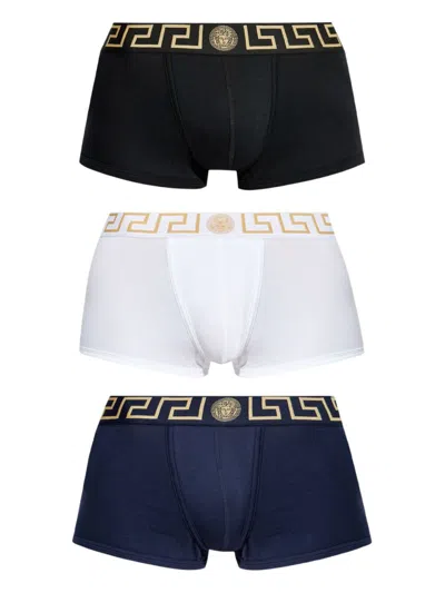VERSACE GRECA BORDER BOXERS (PACK OF THREE)