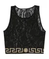 Versace Underwear Top Baroque Jacq Clothing In Blue