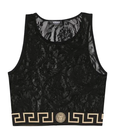 VERSACE VERSACE LACED LINGERIE TOP