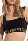 Versace Top With Greek In Black