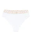 Versace Greca Border Briefs In 白色