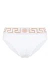 Versace Greca Border Briefs In White