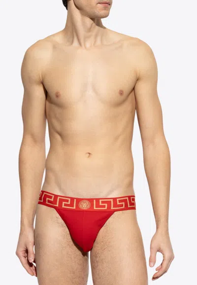 VERSACE GRECA BORDER JOCKSTRAP