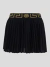 Versace Greca Border Swim Shorts In Black