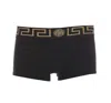 Versace Greca Border Slip Tri-pack In G Black Gold Greek Key