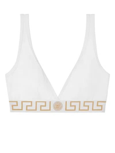 VERSACE GRECA BORDER TRIANGLE BRA