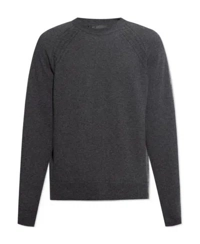 Versace Greca Cashmere Jumper In Black