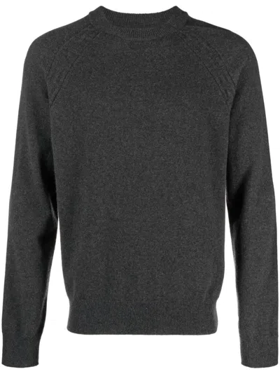 Versace Greca Cashmere Jumper In Grey