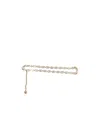 Versace Greca Chain Belt In Nude