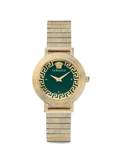 Versace Greca Chic 44mm Watch In Multi