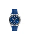 Versace Greca Chrono 43mm In Blue