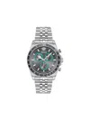 Versace Greca Chrono 43mm In Metallic