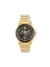Versace Greca Extreme Chrono Bracelet Watch In Black