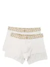 Versace Two-pack White Greca Border Boxer Briefs